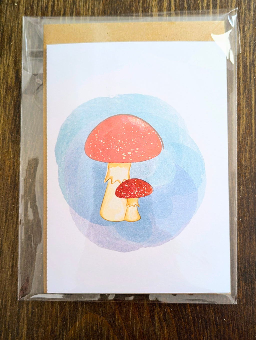 Watercolor Mushroom 5x7 Card