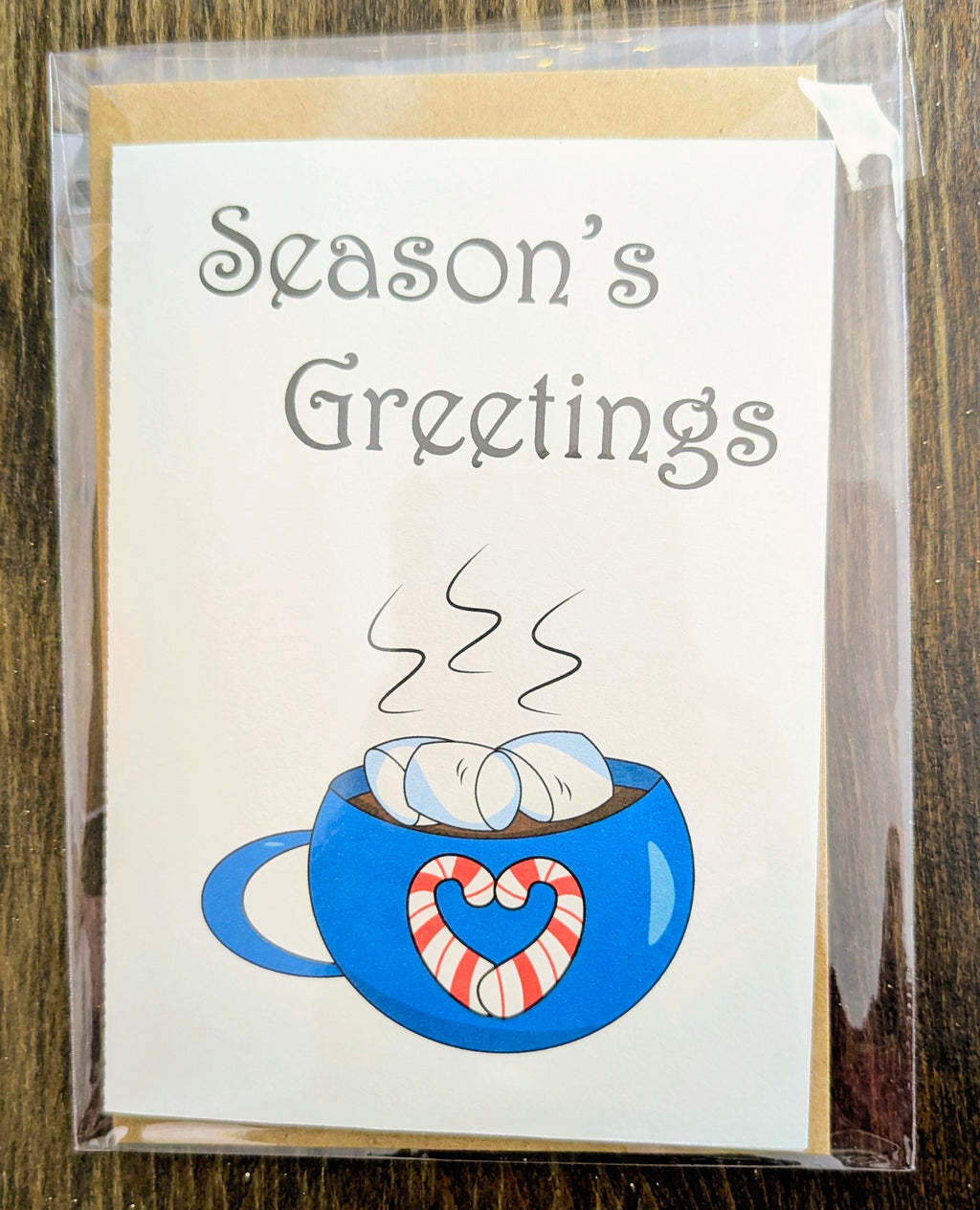 Hot Chocolate Season's Greetings 5x7 Card