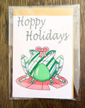 Green Peppermint Frog 5x7 Card