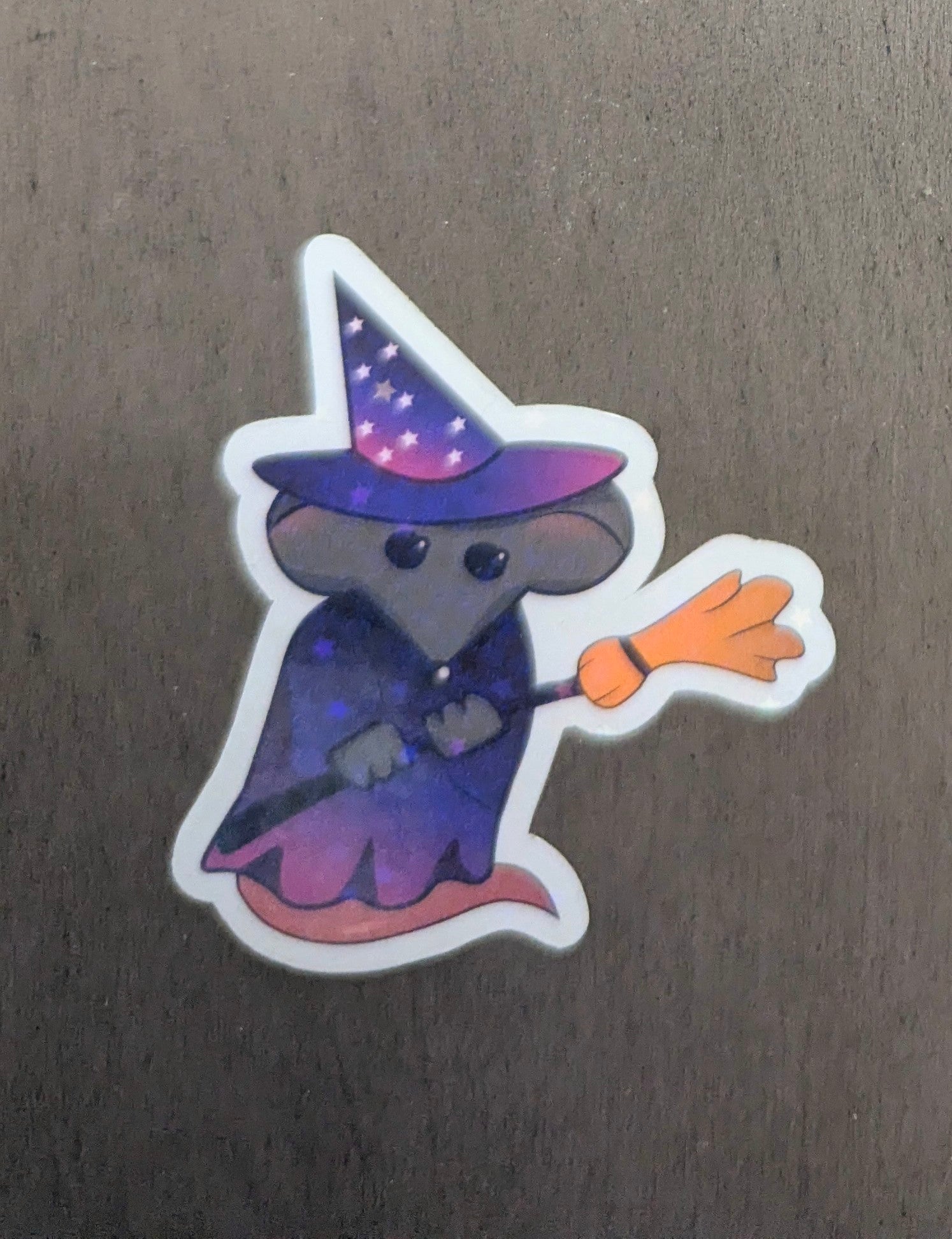 3" Holographic Witch Rat