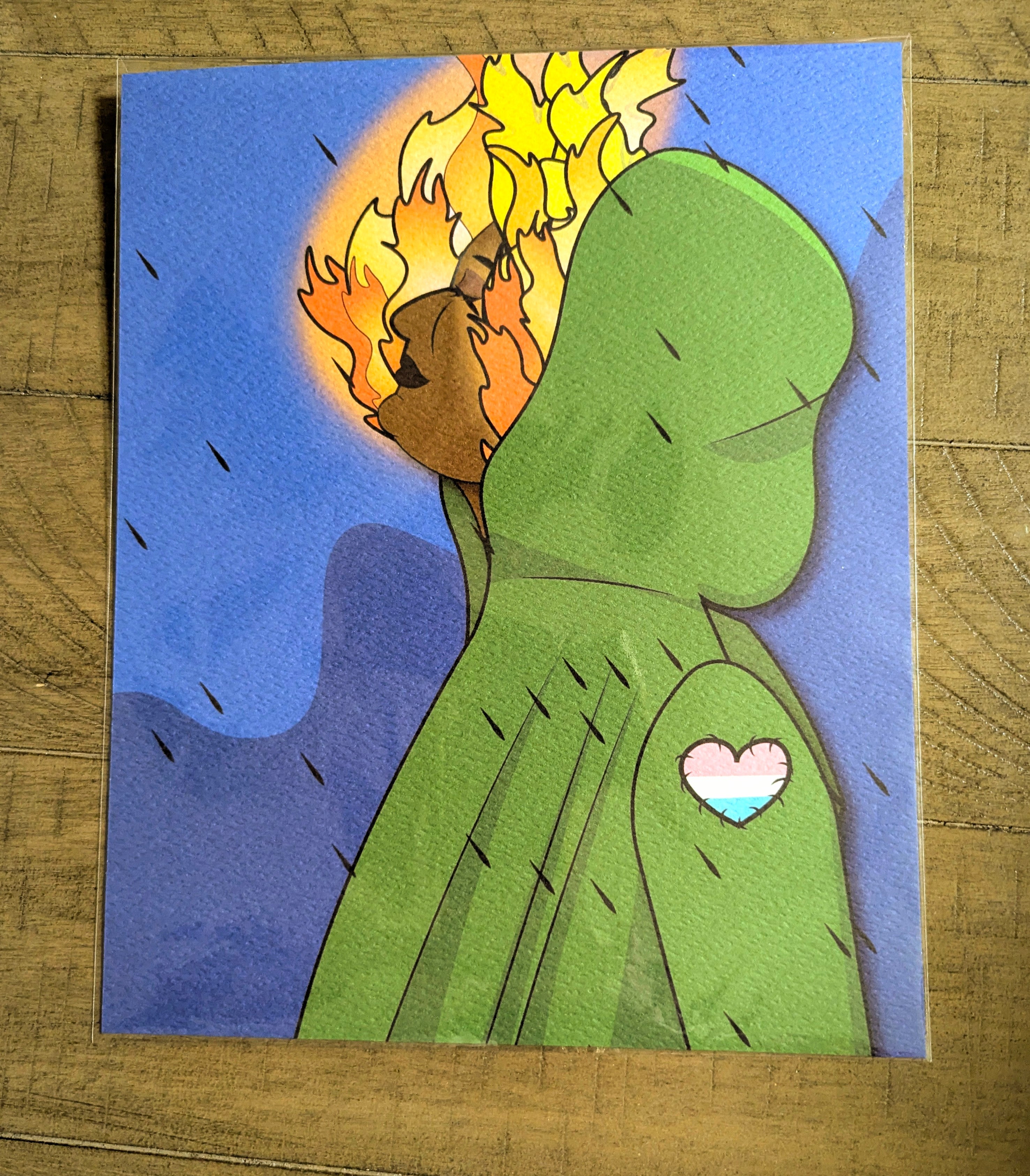 Rage Against the Dying of the Light Art Print