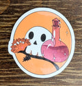 3" Holographic Skull and Lesbian Potion Sticker