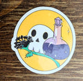 3" Holographic Skull and Nonbinary Potion Sticker