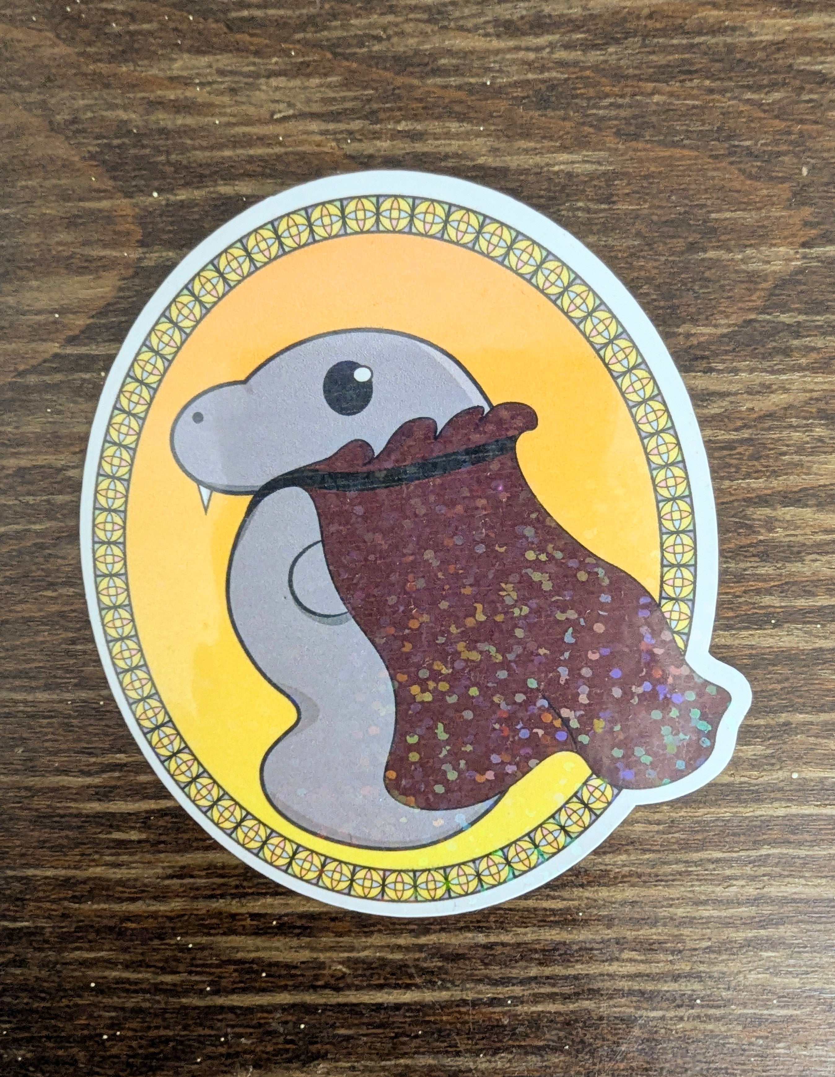 3" Holographic Vampire Manatee